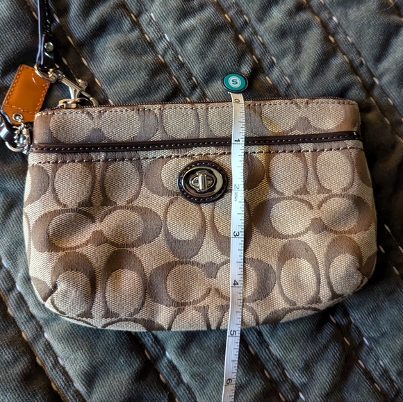 Coach Park Signature Wristlet - Picture 7 of 8